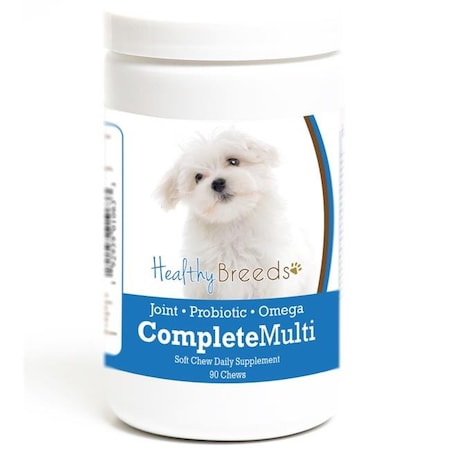 Healthy Breeds Healthy Breeds 192959010633 Maltese all in one Multivitamin Soft Chew - 90 Count 192959010633